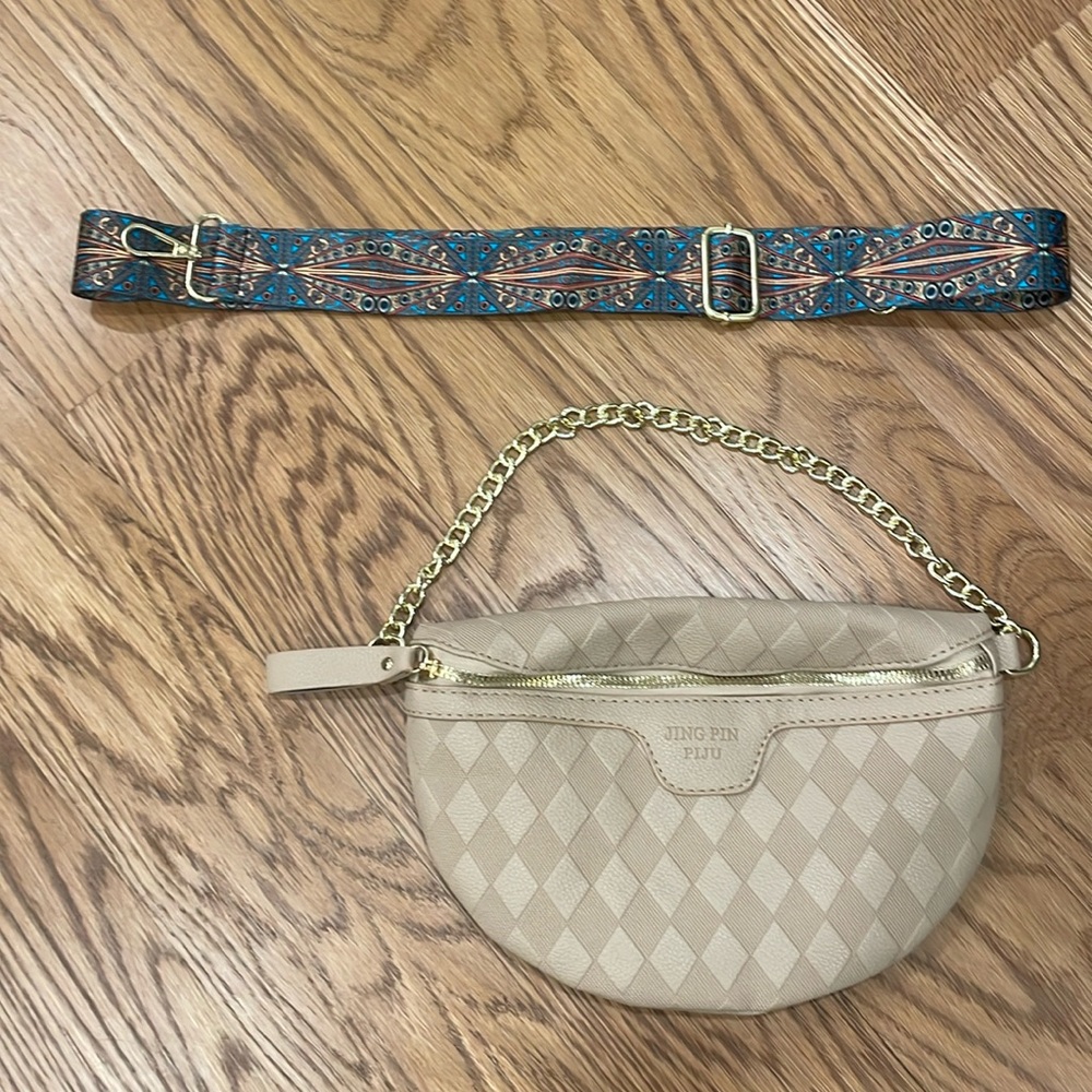 Beige Shoulder Bag